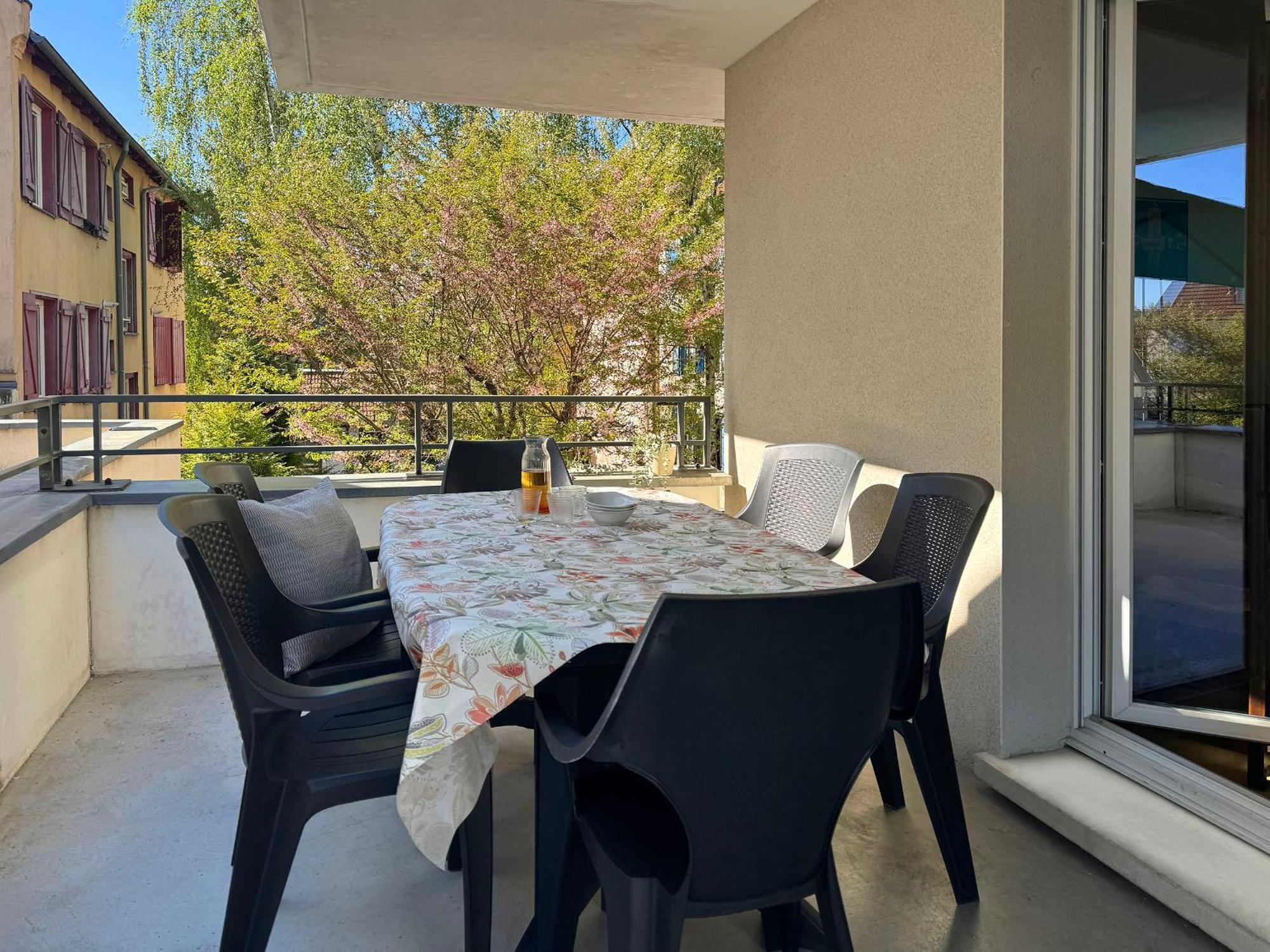 Joli 3P Avec Terrasse Et Garage Proche Centre Apartment Strasbourg Luaran gambar